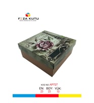 23x23x10 Hediyelik Kutu Kraft Kutu Karton Kutu YIlbaşı Kutusu Pasta Kutusu Kargo Kutusu (10 ADET)