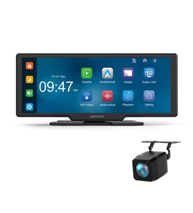 Polosmart PSM700 Araç İçi Akıllı Ekran Ön ve Arka Kameralı Kablosuz Carplay ve Android Auto Destekli