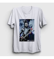 Presmono Unisex Beyaz Wes Borland Guitarist Limp Bizkit T-Shirt 556308tt
