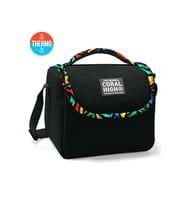 Coral High Kids Siyah Grafiti Desenli Thermo Beslenme Çantası 11773