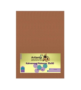 Kahverengi Renkli Mukavva 35x50 5 Adet Artlantis Renkli Mukavva 5 Adet