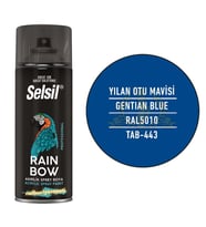 Selsil Rainbow Akrilik Sprey Boya YILAN OTU MAVİSİ 400 ml. - RAL5010
