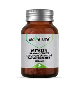 Venatura Metazen Bamya Çiceği Limon Otu 60 Kapsül
