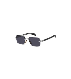 David Beckham DB 7109/S 85K IR Erkek Güneş Gözlüğü – Çerçevesiz Ruthenium Black Tasarım Gri Cam UV400 Koruma