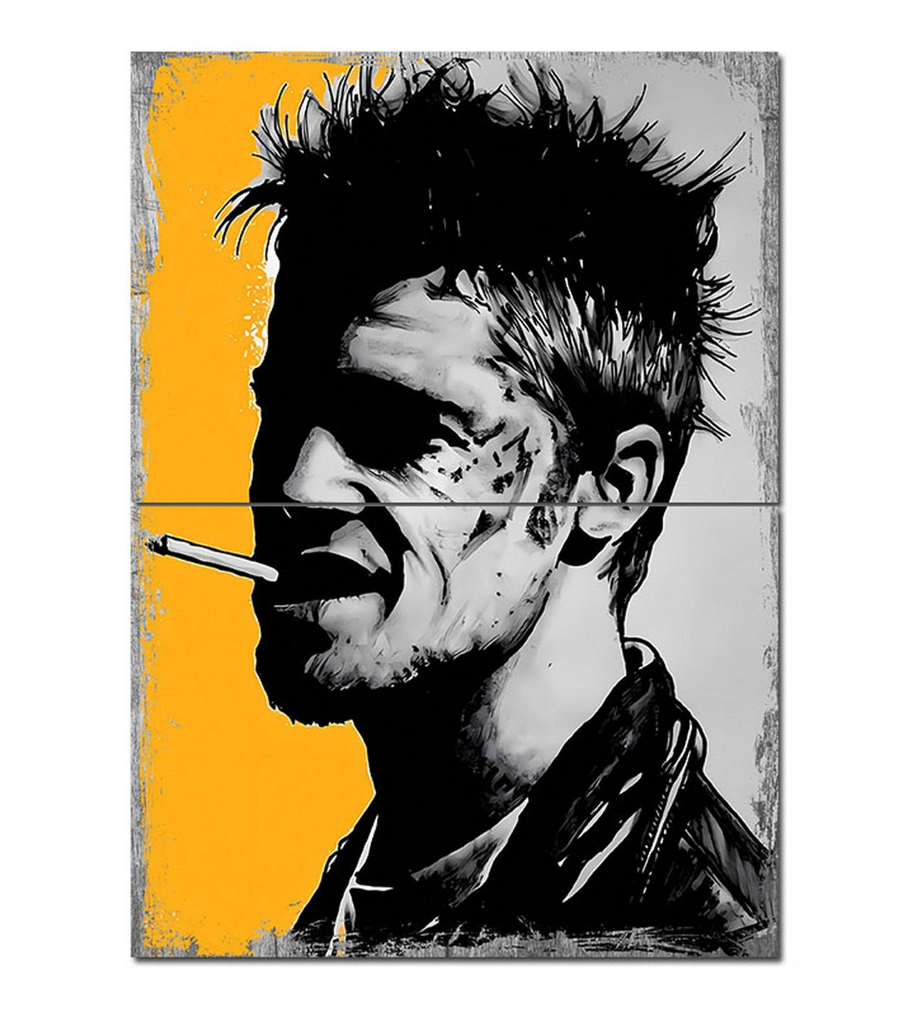 Fight Club Tyler Durden Mdf Tablo 70cmX 100cm