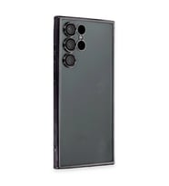 Samsung Galaxy S22 Ultra Kılıf Razer Lensli Silikon - Siyah