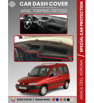 PEUGEOT PARTNER (1996-2002) Torpido Örtüsü Panel Koruma Torpido Koruma Tam Uyum Kaymaz Özel Kesim