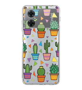 PrintiFy Xiaomi Redmi Note 11R ile Uyumlu 1mm Slim Fit Water Color 4 Baskılı Şeffaf  Kılıf
