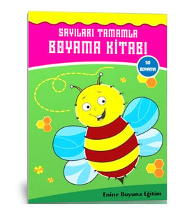 Sayıları Tamamla Boyama Kitabı