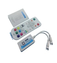5V -24V SP548E Sese ve Müziğe Duyarlı RGB Pixel Led Kontrol Cihazı APP Kontrol ve RF Kumandalı