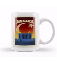 Başkent Ankara ve Anıtkabir Kupa Bardak Porselen