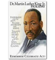 Cakatablo Martin Luther King ve Özlü Sözler  MDF Tablo