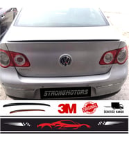 Volkswagen Passat B6 Bagaj Üzeri Çıta Spoiler Pianoblack 115Cm