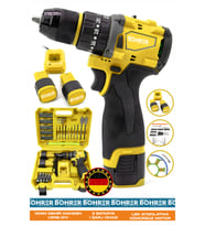 Yenilenen V285 5Ah 10mm Demir Tam Setli Brushless Akülü Vidalama