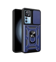 Coverzone Xiaomi 12T ?le Uyumlu PhoenixShield S�rg�l� Sistem Kamera Korumal? Kapak Tam Koruma Manyetik Vega Kapak Lacivert