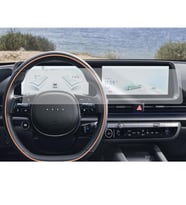 Hyundai Ioniq 6 Mat Ekran Koruyucu Multimedya Dijital Kadran (Şeffaf)