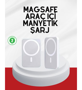 Şık Tasarımlı Magsafe Araç Telefon Tutucu Type-C Girişli - Lisinya