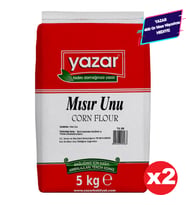 Yazar Mısır Unu 5 Kg x 2 Paket (Glutensiz)