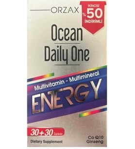 Ocean Daıly One Energy 30+30 Tablet