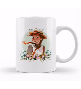 Fan Art Quot Anne With An E Anne With An E Art Kupa Bardak Porselen