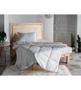 Doqu Home Naturel Tek Kişilik Yorgan (Beyaz)