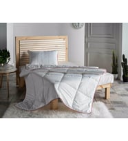 Doqu Home Naturel Tek Kişilik Yorgan (Beyaz)