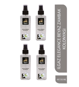 Elegance Series Beyaz Zambak Kolonyası 4 X 150 ml Elegance Series Sprey Kolonya