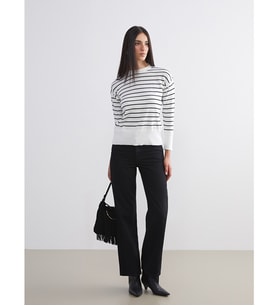 LCW Jeans Siyah Wideleg Kadın Jean Pantolon