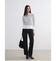 LCW Jeans Siyah Wideleg Kadın Jean Pantolon