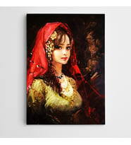 Otantik Çizim Modern Sanat Kanvas Tablo