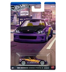 Hot Wheels '99 Honda Civic Type R (EK9) (1/64) Compact Kings - JKX57