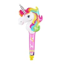 Gökkuşağı Unicorn Saplı Folyo Balon 1 Adet