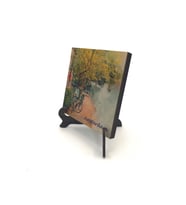 Amsterdam Görseli Baskılı MDF Masaüstlük 10X10