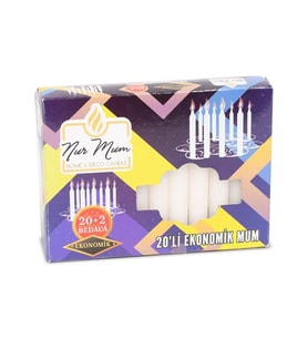 X-476 20+2 Ekonomik Mum 1 Adet