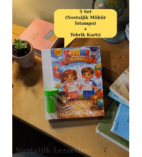 Karne Hediyesi 5 Set Nostaljik Mühür (Istampa) ve Tebrik Kartı