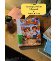 Karne Hediyesi 5 Set Nostaljik Mühür (Istampa) ve Tebrik Kartı