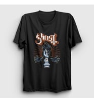 Presmono Unisex Siyah Argentina Ghost T-Shirt 51599tt