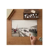Martı - Deniz - Manzara Tasarımı 240 parça Ahşap Puzzle Ahşap Kutuda MP03185