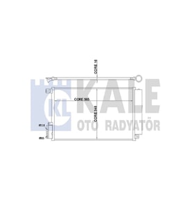 Opel Combo D Fiat Doblo Delphi Klima Radyat&ouml;r&uuml; FR 50512105 Delphi