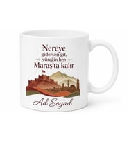 Kahramanmaraşlı Hemşehriye Memleket Kupa Bardak Hediye Maraş Hatıra