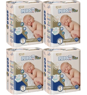 Pedo Plus Bebek Bezi Beden:1 (2-5KG) Yeni Doğan 160 Adet Jumbo Aylık Pk