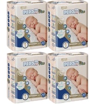 Pedo Plus Bebek Bezi Beden:1 (2-5KG) Yeni Doğan 160 Adet Jumbo Aylık Pk