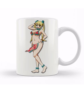 Fairy Tail Lucy  Heartfilia Anime Manga Kupa Bardak Porselen