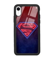 iPhone XR Neon Superman Tasarımlı Glossy Telefon Kılıfı