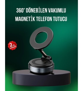 Alüminyum Gövdeli Manyetik Araç İçi Telefon Tutucu