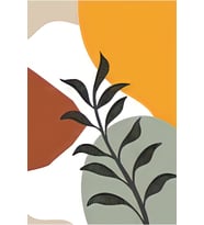 Sanat Koleksiyonu Soyut Tasarım Ahşap Tablo Poster