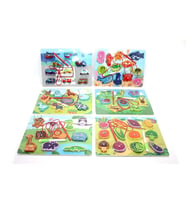 Ahşap Mıknatıslı Tutma Oyunu Ve Yazı Tahtası (Krem)