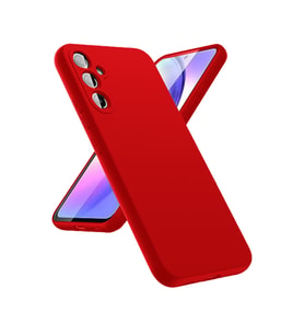 Galaxy A24 4G Kılıf First Silikon - Kırmızı