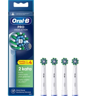 Oral-B Şarjlı Diş Fırçası Yedek Başlığı Cross Action X-Filament 4 adet ürün