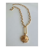 GOLD RENK KUTUP YILDIZI KOLYE 55 CM ACR7364